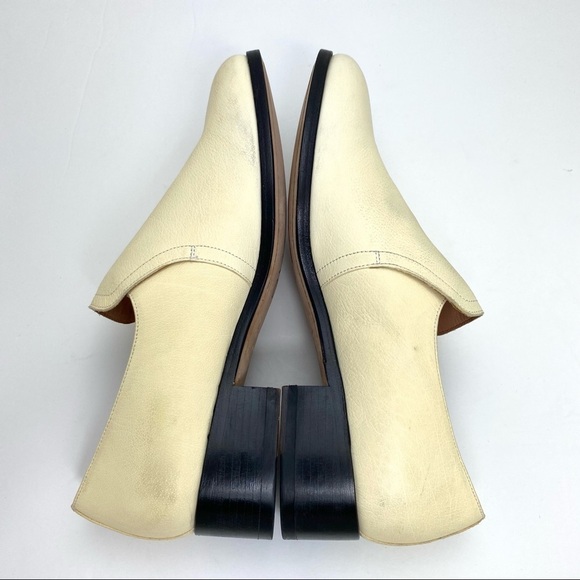 Paul Smith Slip on Leather Classic Loafer in Cream - Picture 9 of 11